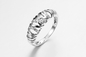 925 εξαιρετικά ασημένια γαμήλια δαχτυλίδια δαχτυλιδιών του CZ κυβικά Zircon για τις γυναίκες