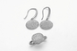 4.45g χειροποίητος ταλαντεύστε τα ασημένια σκουλαρίκια στηριγμάτων σκουλαρικιών S925 για τις γυναίκες