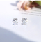 Διπλής χρήσεως διαμάντι ματιών αλόγων σκουλαρικιών 1.5ct 2.8gram διαμαντιών 18K χρυσό